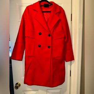 Red Wool Coat